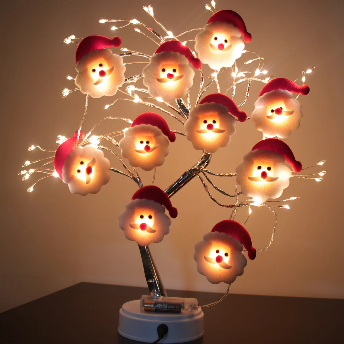 10LED Snowman String Lights Christmas Tree Decor Garland Lights Ornaments Christmas Decorations New Year