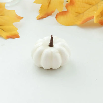 10Pcs Artificial Pumpkin Halloween Decorations for Home Mini Fake Pumpkin Autumn Harvest Party Thanksgiving Ornaments Props