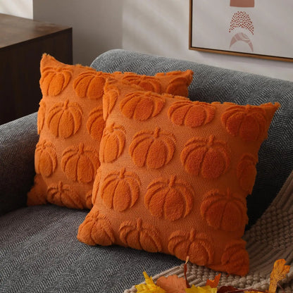 1pc 45*45cm Autumn Pumpkin Cushion Cover Pillow Cover Thanksgiving Decor Pillowcase Christmas Home Pillowcase for Couch Pillow