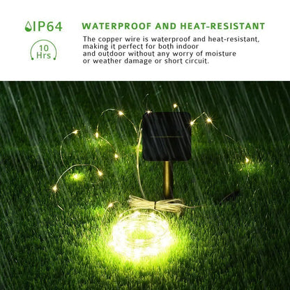 Solar Light Outdoor Waterproof 50/100/200/300 LED Lamp String For Holiday Christmas Party Fairy Lights Garden Garland