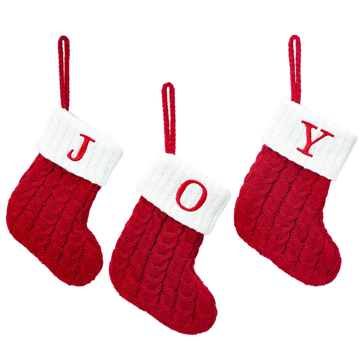 Merry Christmas Socks Knitting Snowflake Letter Stocking Christmas Decor For Home Xmas Tree Ornament Gift Navidad Natal 2025