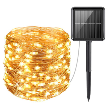 Solar Light Outdoor Waterproof 50/100/200/300 LED Lamp String For Holiday Christmas Party Fairy Lights Garden Garland