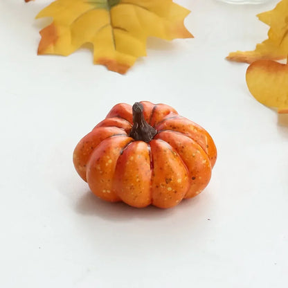 10Pcs Artificial Pumpkin Halloween Decorations for Home Mini Fake Pumpkin Autumn Harvest Party Thanksgiving Ornaments Props