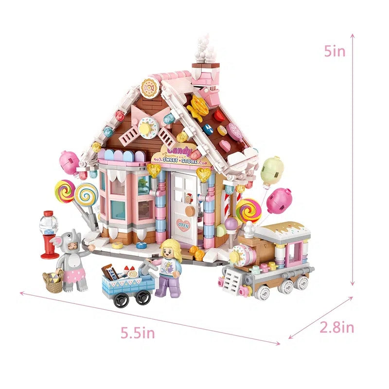 ChristmasCandy House Building Blocks Toy 1224 , Halloween/Thanksgiving Day/Christmas gift