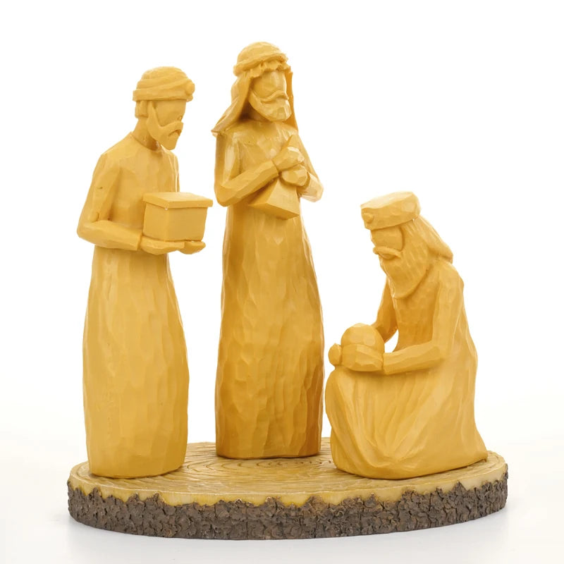 Sculptural resin base Christmas wedding Bible Thanksgiving anniversary gift decorations family gift sculptures and decorations