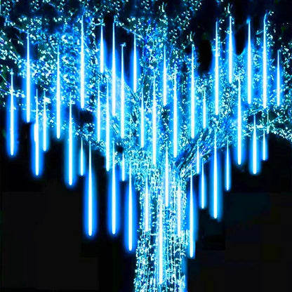 Meteor Shower Rain LED Fairy String Lights Festoon Street Garland Christmas Decorations for Home Outdoor Wedding New Year Decor