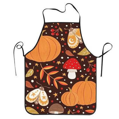 Autumn Apron  Cooking Baking Tablier Sleeveless Bib Kitchen Cleaning Pinafore for Women