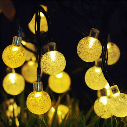 LED String Light Solar Fairy Lights 5m 20LED Warm Light Waterproof Outdoor Garden Wedding Decoration Christmas Lamp