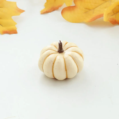 10Pcs Artificial Pumpkin Halloween Decorations for Home Mini Fake Pumpkin Autumn Harvest Party Thanksgiving Ornaments Props